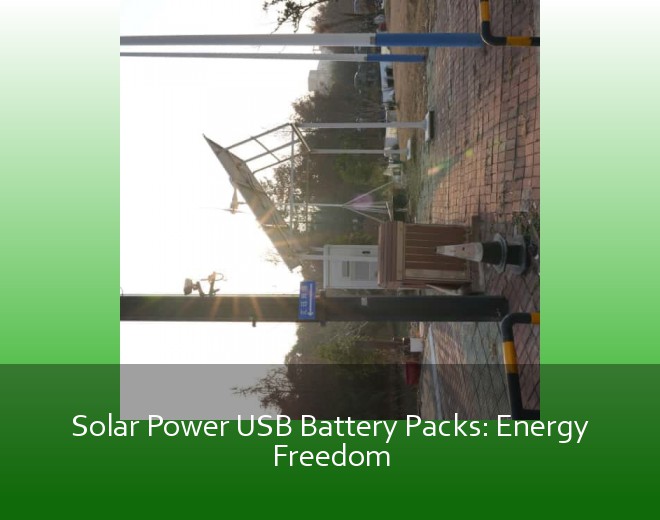 Solar Power USB Battery Packs: Energy Freedom